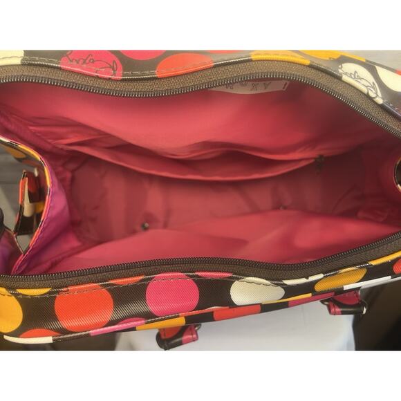 Roxy Polka Dot Bug Purse/Bag | Pink Orange Brown | Y2K Vintage | READ - Picture 5 of 8